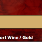 port wine/gold